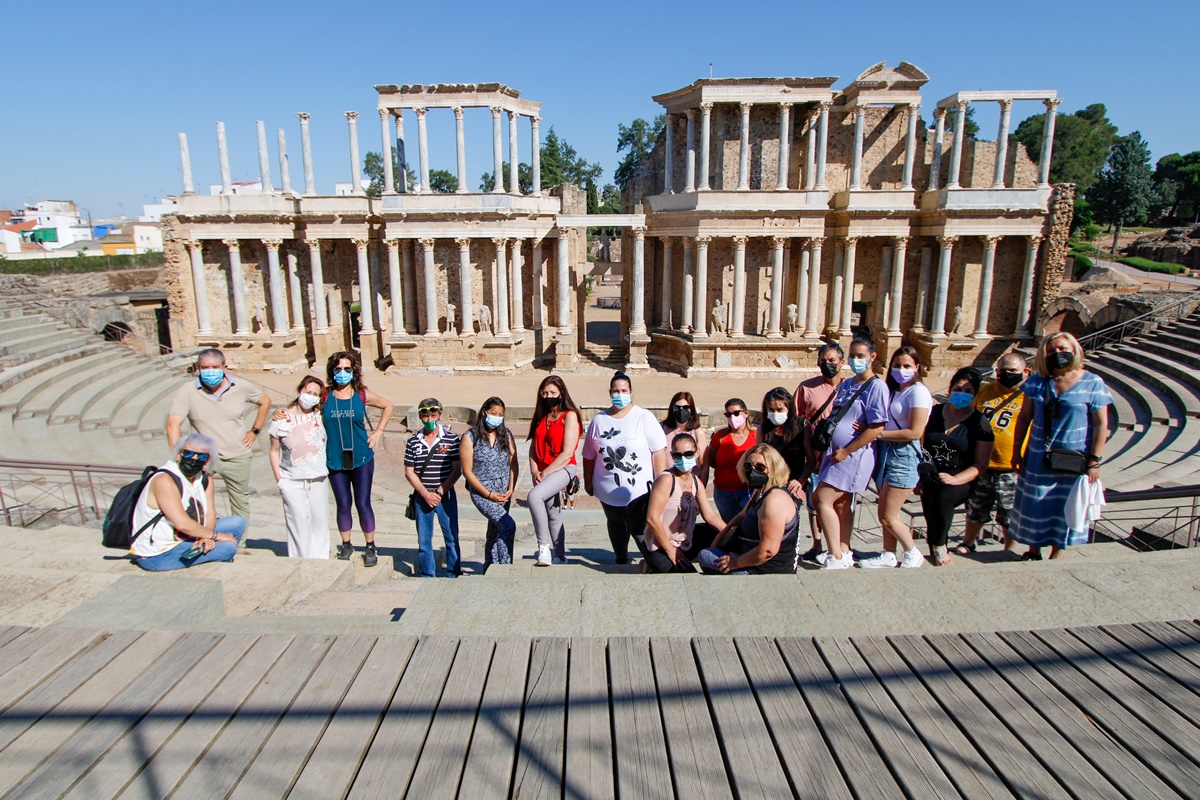 Crisol visita el Teatro Romano