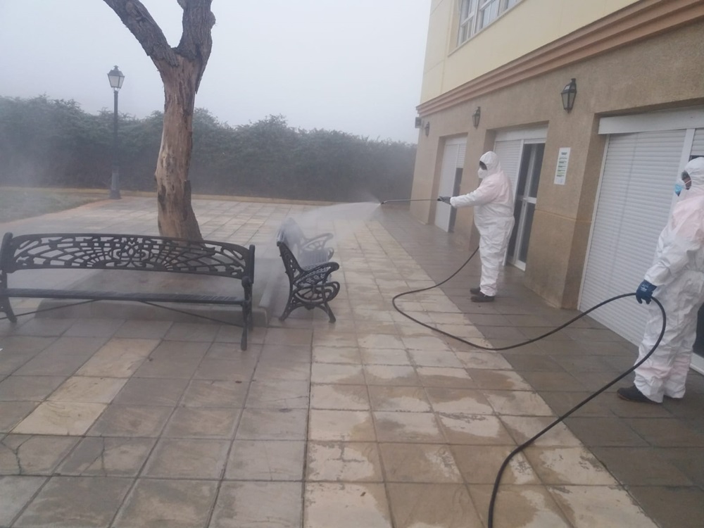 Desinfección los olivos 2