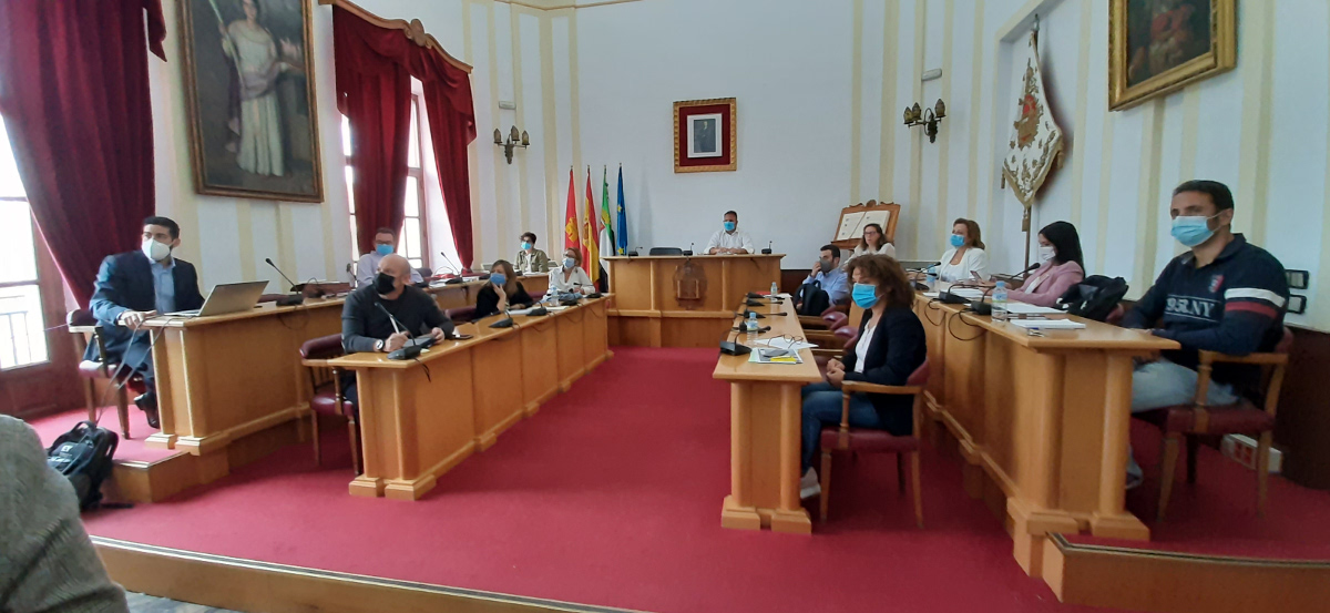 Reunión Equipo de Gobierno Administración Electrónica en Salón de Plenos