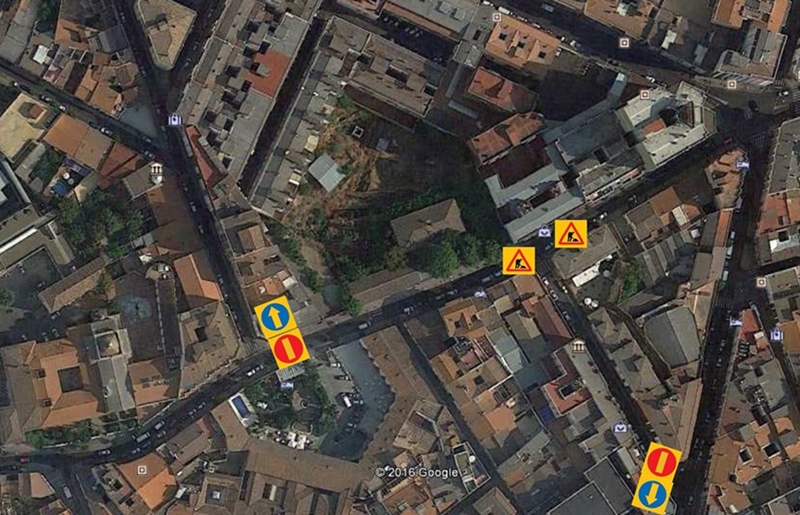 Calle Almendralejo corte-redexis