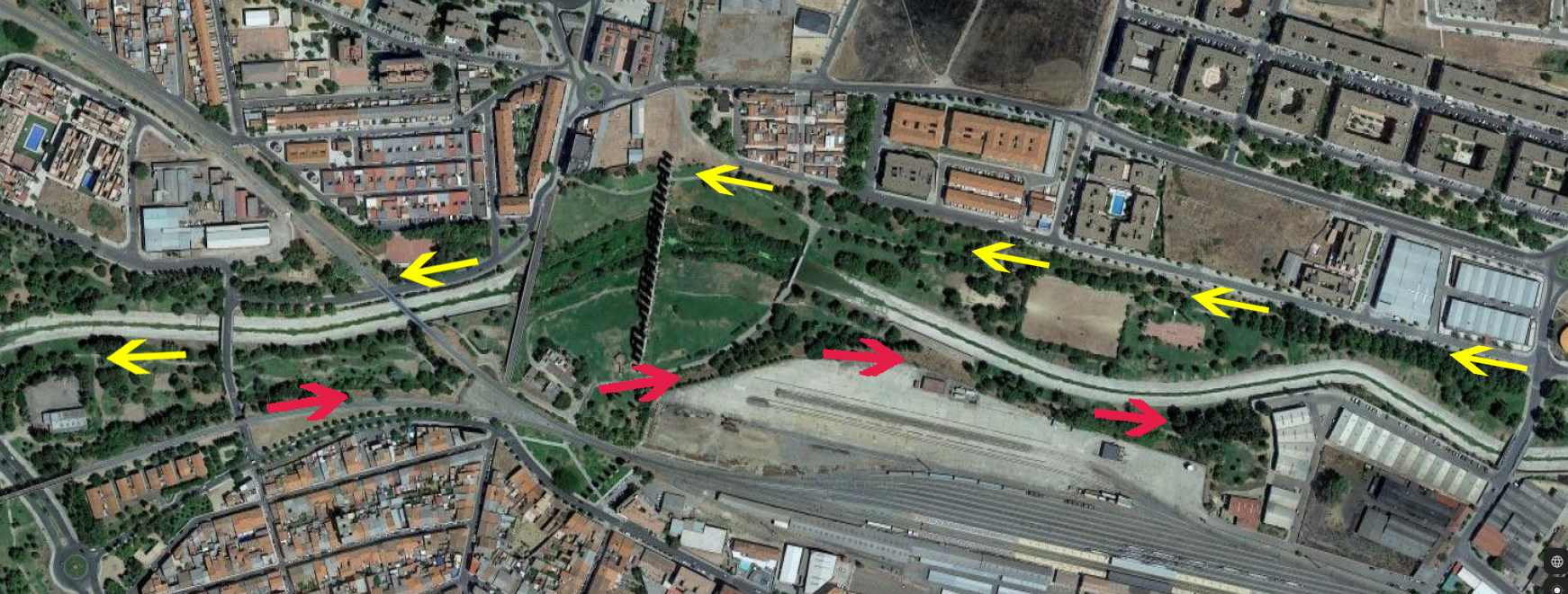 Itinerarios Paseo del Albarregas