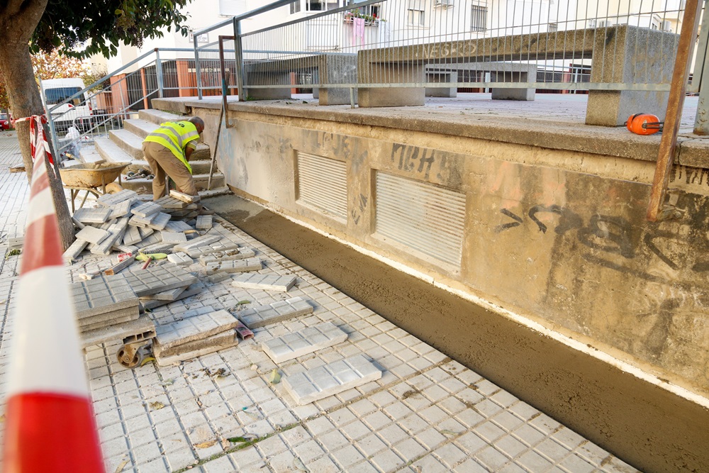 obras parking poligono