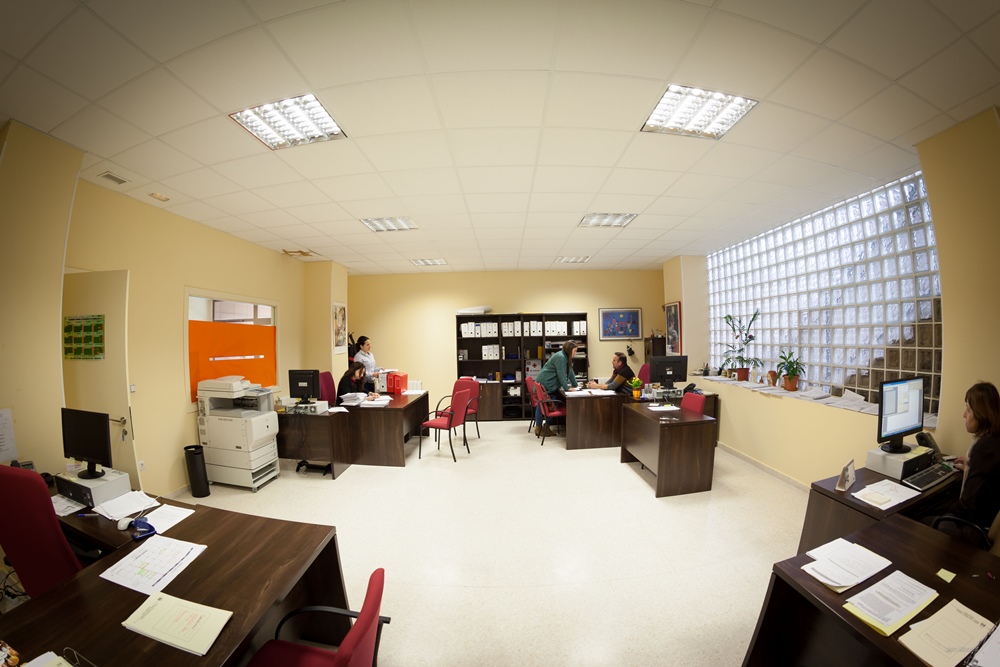 Oficinas de Servicios Sociales en el Fondo Norte del Estadio Romano