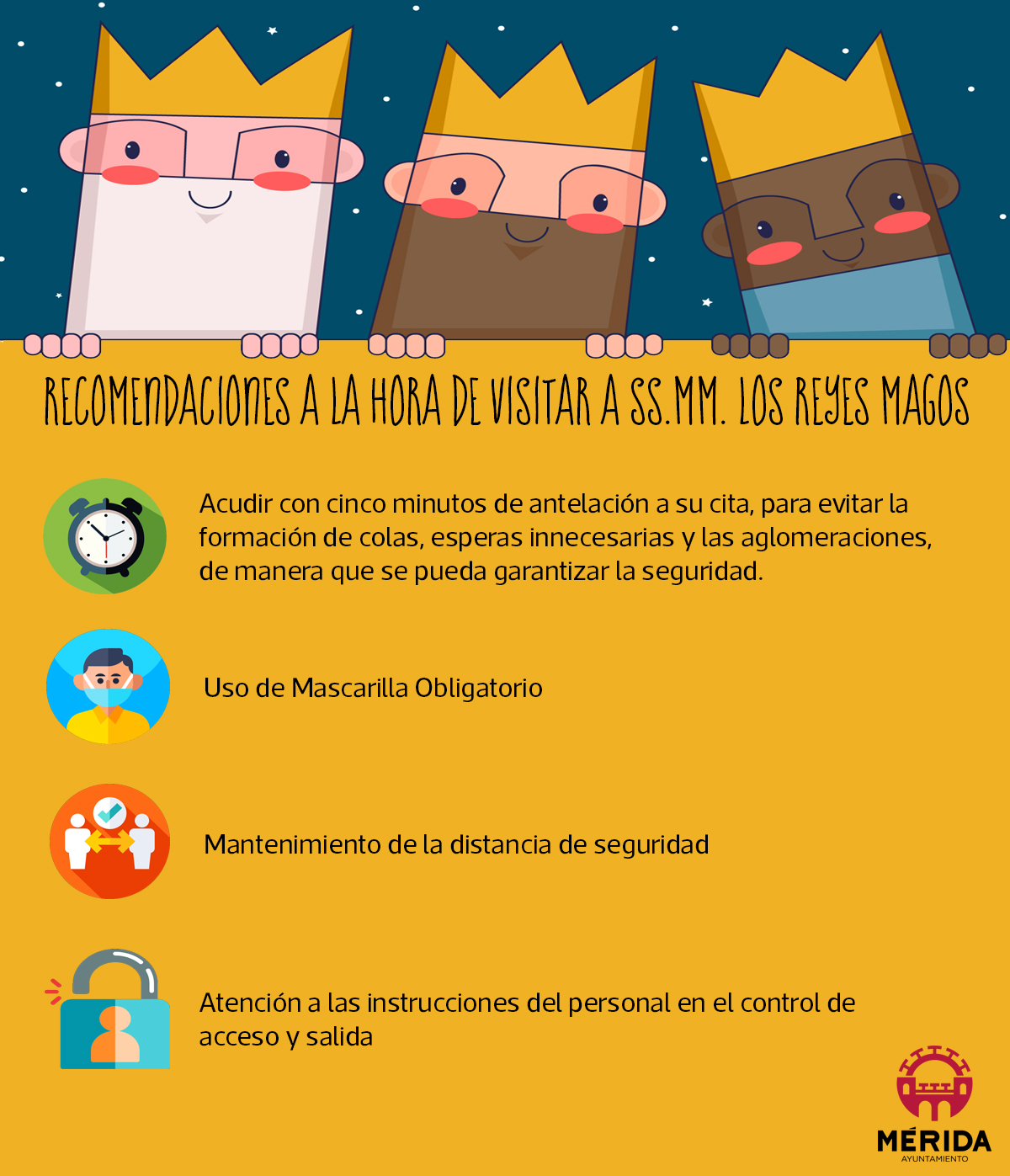 reyes instrucciones