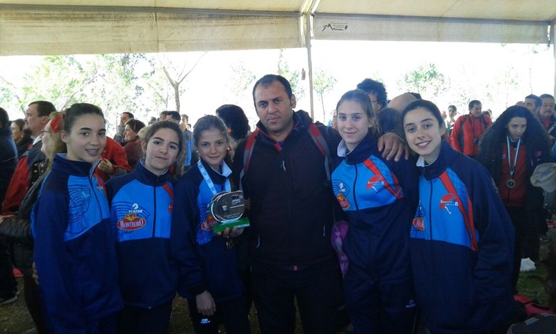 El club de atletismo Emérita se proclama subcampeón de Extremadura de Campo a través  en categoría Infantil Femenino