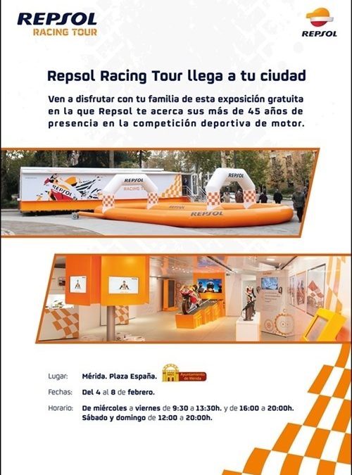 Llega a Mérida la exposición Repsol Racing Tour