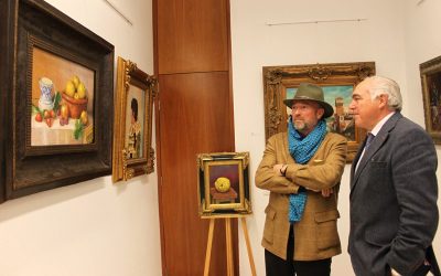 El Costurero acoge una muestra de 21 óleos del pintor emeritense Manuel Coronado Aza
