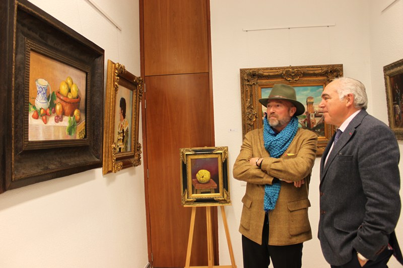 El Costurero acoge una muestra de 21 óleos del pintor emeritense Manuel Coronado Aza