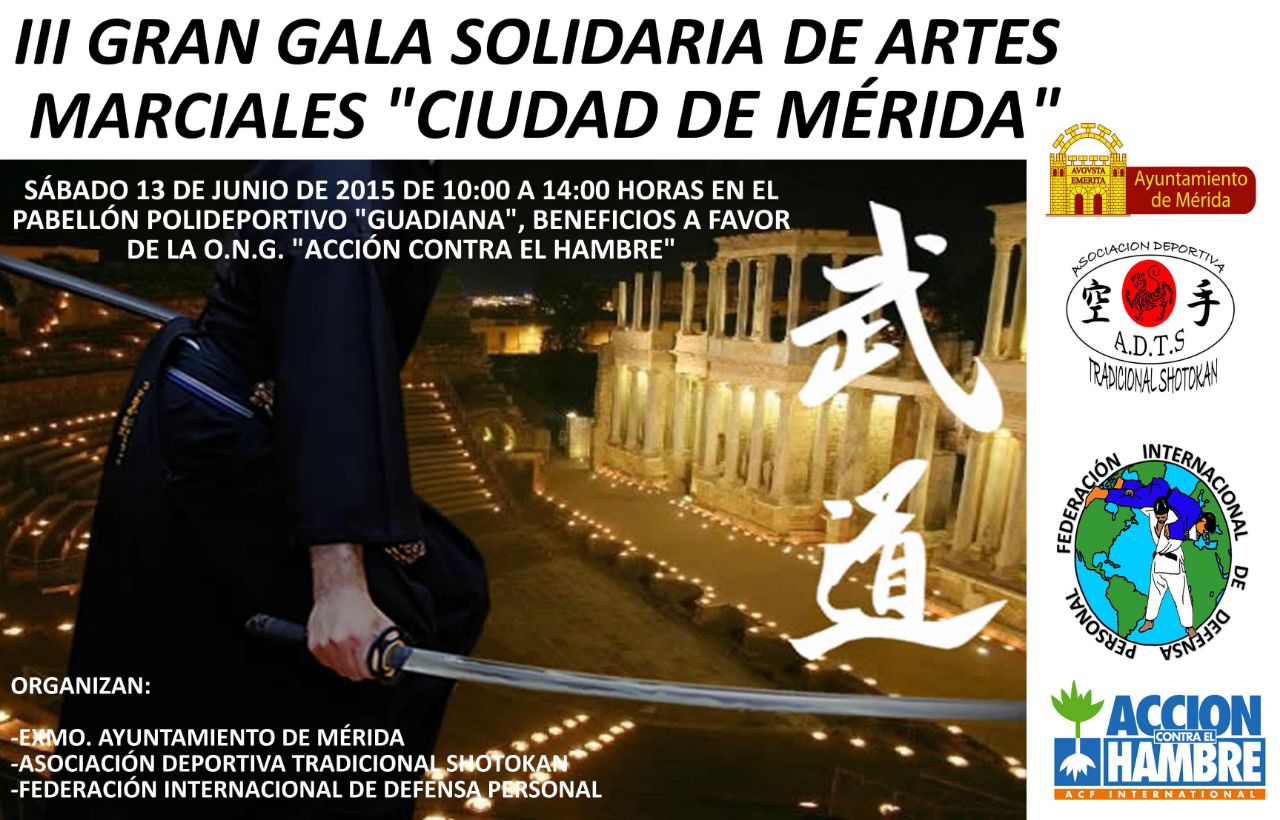 III Gran Gala Solidaria de Artes Marciales 'Ciudad de Mérida'
