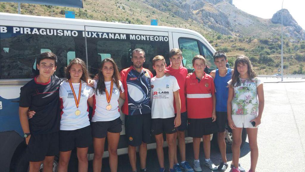 El K2 (500 metros) femenino del Iuxtanam se proclama campeón de España cadete en Asturias