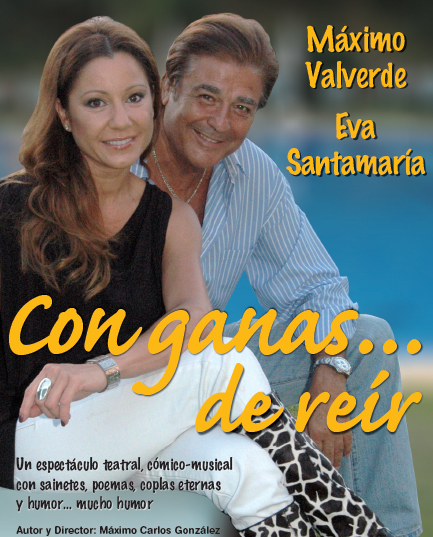 Con ganas de reír: Máximo Valverde y Eva Santamaría en el Alcazaba