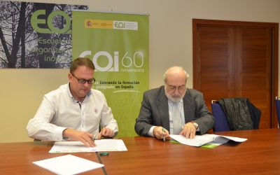 El Ayuntamiento y la Escuela de Organización Industrial firman un convenio para realizar acciones de formación en espacios de coworking