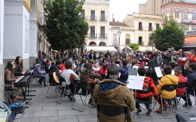 La Joven Orquesta de Mérida, en el Cantacalle navideño