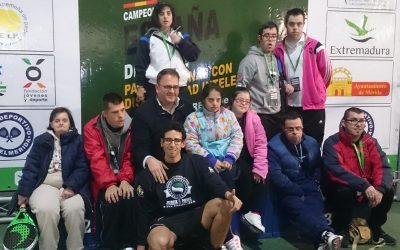 Más de 60 palistas han participado en el Cto.de España de Pádel para discapacitados intelectuales