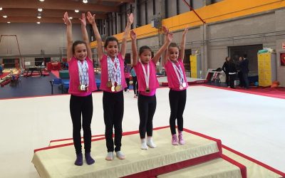 La Escuela municipal de gimnasia artística femenina consigue once medallas en los Judex