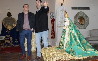 La exposición retrospectiva de bordados de Fernando González  se puede visitar en el Parador