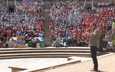 Dos mil scouts de España y Portugal inician en el Teatro Romano su festival anual