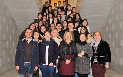 Los ganadores de un concurso de prevención en violencia de género visitan hoy  Salamanca