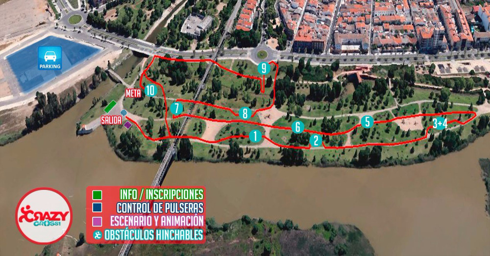 Recorrido Crazy cross