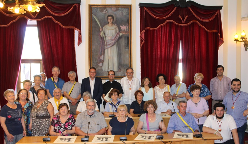 Alcalde con peregrinos de Santa Eulalia di Borso del Grappa (4) - copia