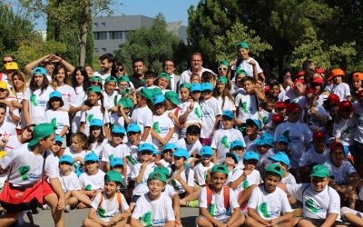 Unos 250 jóvenes clausuran los Espacios Educativos Saludables, en el parque de Las VII Sillas