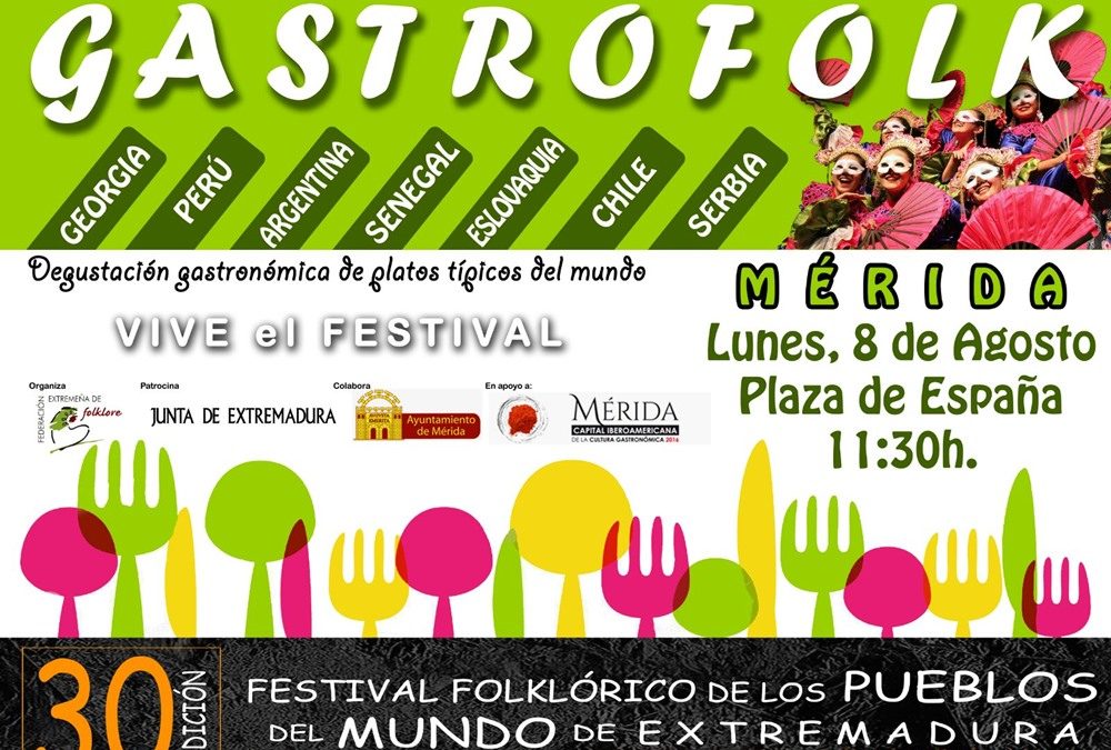 Gastrofolk  trae a Mérida la gastronomía de ocho países