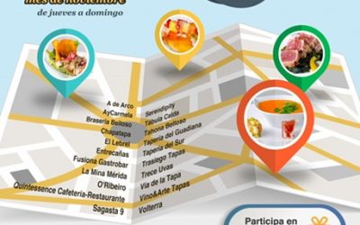 La Ruta de la Tapa se celebrará de jueves a domingo durante todo el mes de noviembre