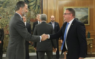 Su Majestad el Rey recibe a los alcaldes de las Ciudades Patrimonio de la Humanidad de España