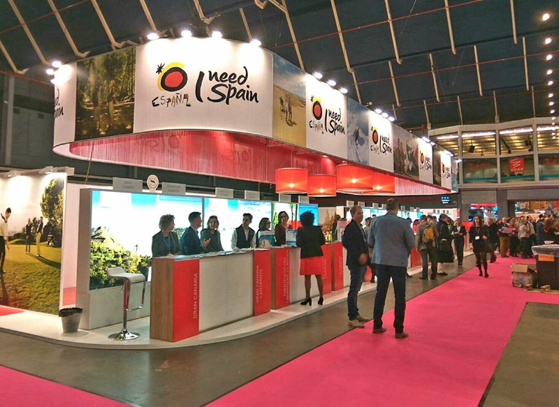 Stand de Ciudades patrimonio en Vakantiebeurs 1