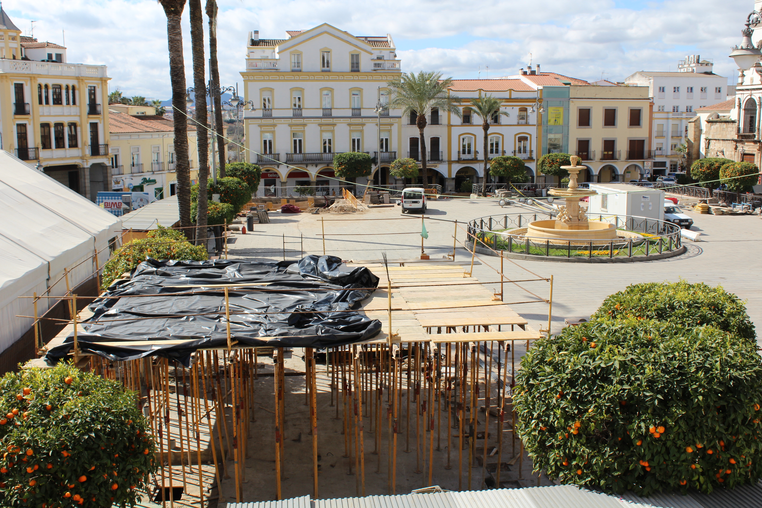 Obras en los quioscos. 27 febrero 2017