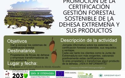 Mérida acoge una jornada sobre la certificación de la gestión forestal sostenible de las dehesas