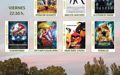 El XI Ciclo de cine al aire libre se celebrará  los viernes en el parque de Las Siete Sillas