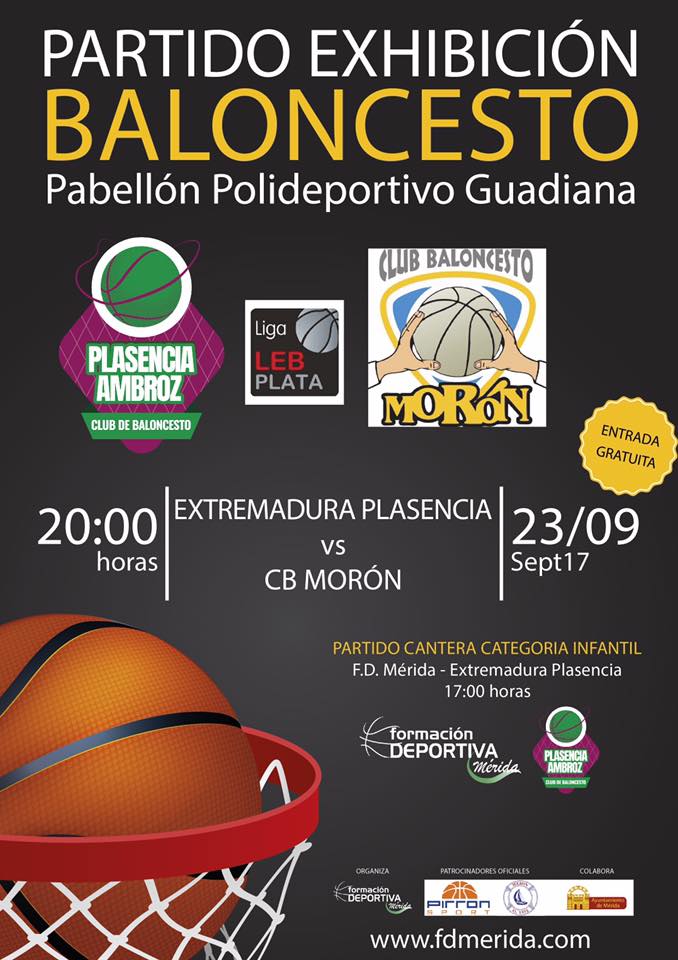 partido-exhibicion-baloncesto-cartel