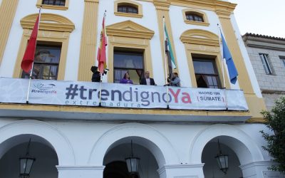 Mérida se suma a la reivindicación #trendignoYa y fletará 7 autobuses para viajar a Madrid el 18N