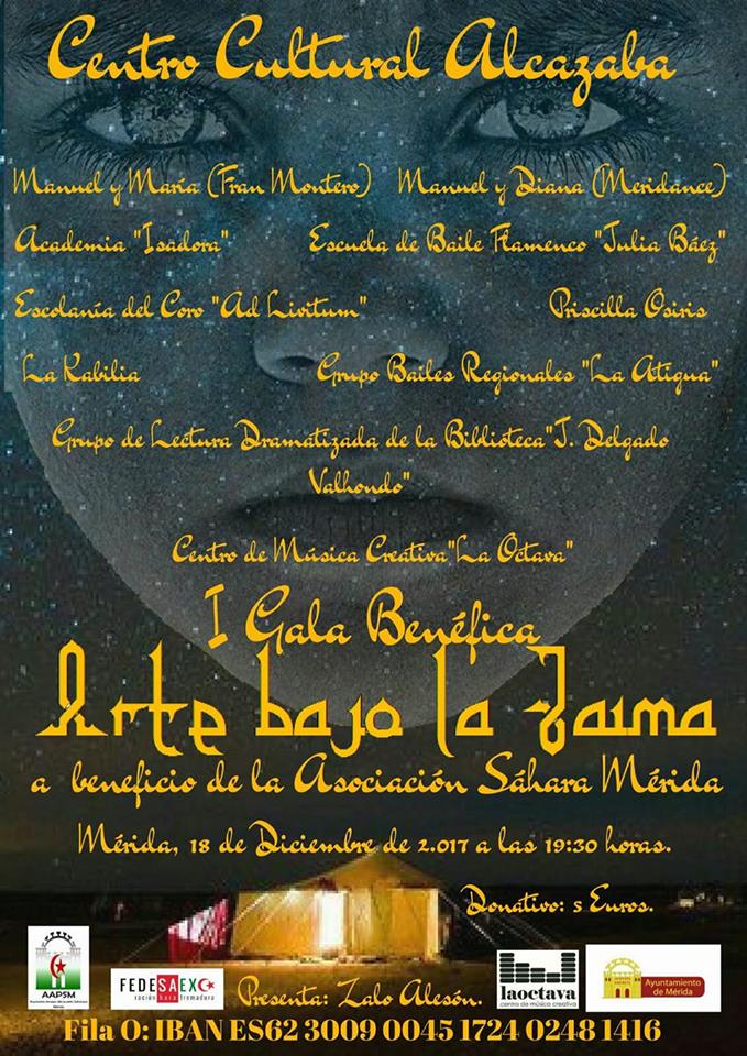 gala-benefica-sahara-merida-cartel