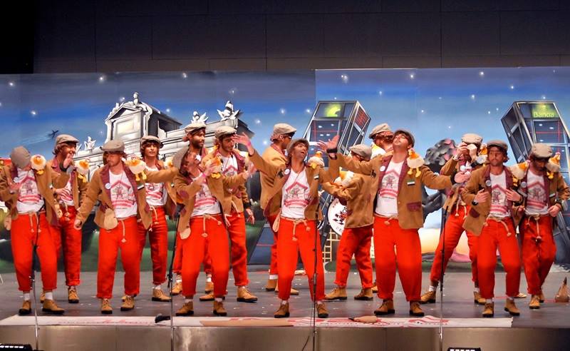 Chirigota Lokacostao en el Concurso de 2017