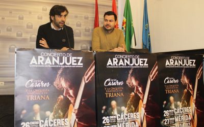 El guitarrista Daniel Casares ofrecerá en Mérida la versión flamenca del Concierto de Aranjuez