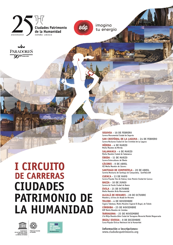 Cartel I Circuito Carreras Ciudaes Patrimonio