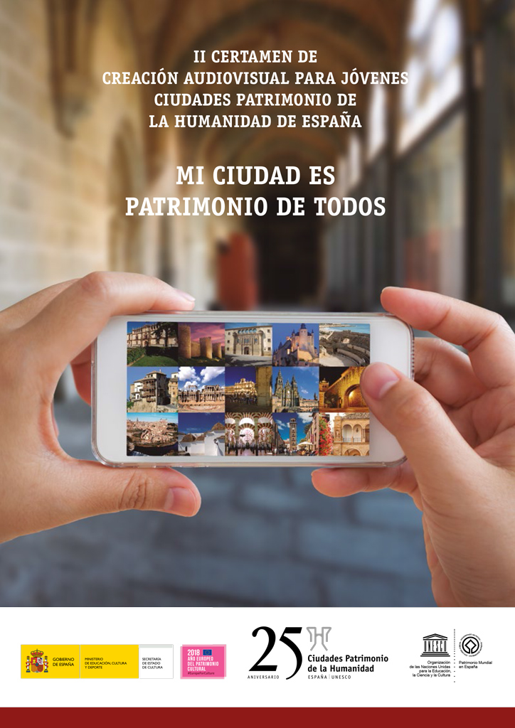 El Grupo de Ciudades Patrimonio convoca el II Certamen de creación audiovisual para jóvenes