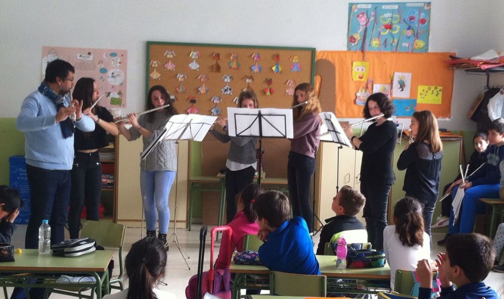 El Conservatorio desarrolla una nueva edición del proyecto educativo “Mira la Música en tu aula”