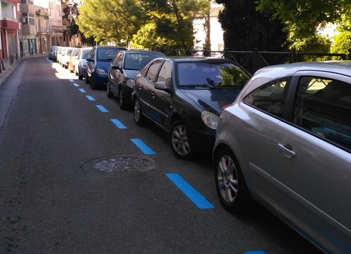 Nuevas plazas de zona azul en la zona de Luis Chamizo, calle Pontezuelas y Madrid