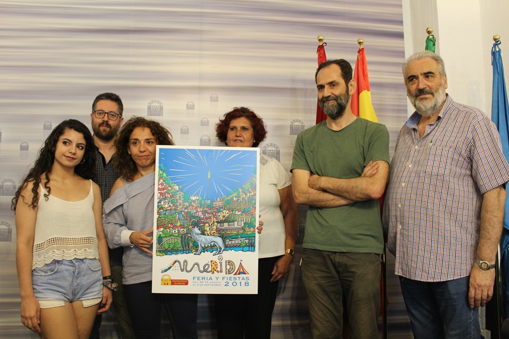 El emeritense Ramón Manuel Garrido García gana el concurso del cartel de la feria