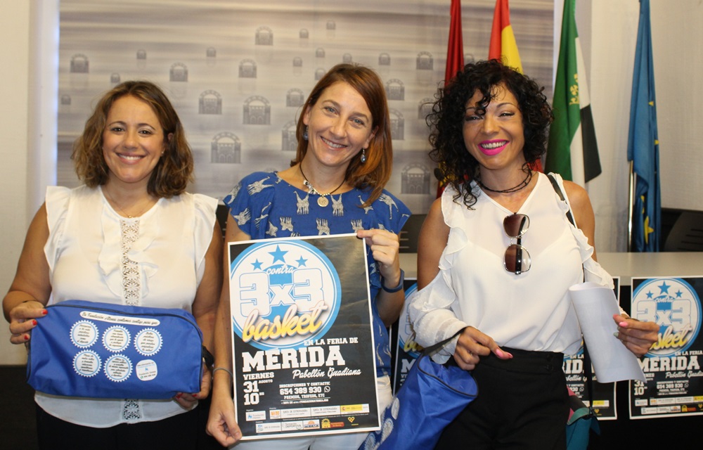 Mérida acoge por quinto año consecutivo el 3×3 de básquet de la Fundación Atenea