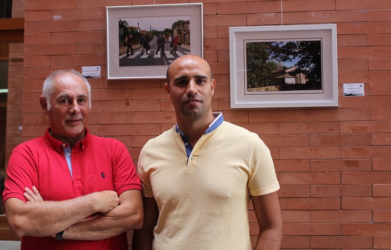 Francisco Javier Rodríguez junto al Delegado de Cultura, Antonio Sánchez