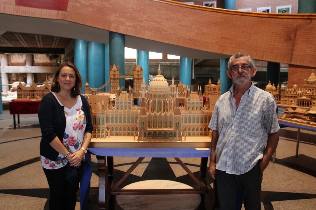 El Centro Cultural Alcazaba acoge la exposición de maquetas “Monumentos del Mundo”