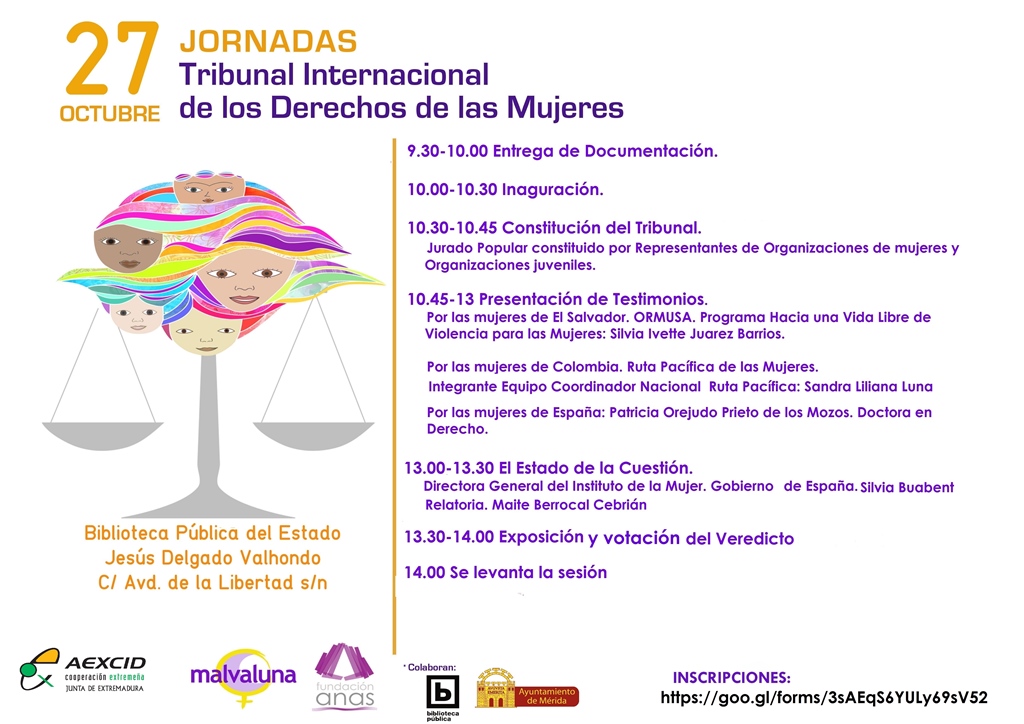 La Biblioteca Jesús Delgado Valhondo acoge mañana el Tribunal Internacional de los Derechos de las Mujeres
