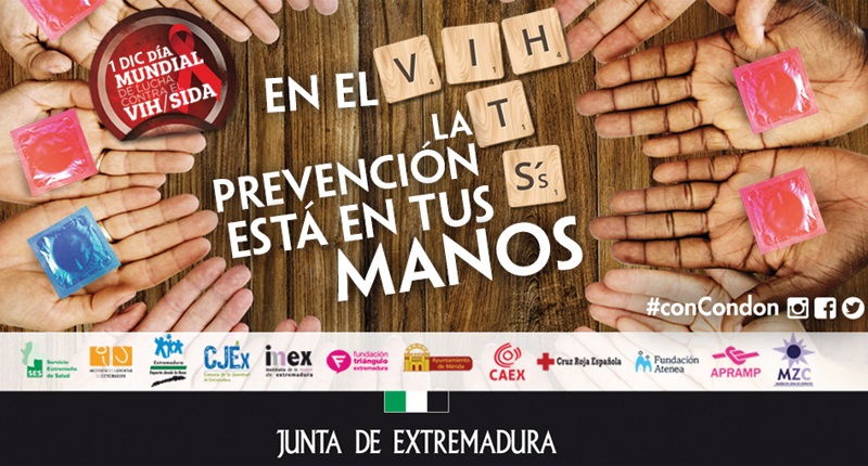 El Ayuntamiento colabora en actividades del Día Mundial contra el Sida con actos en la Plaza de España