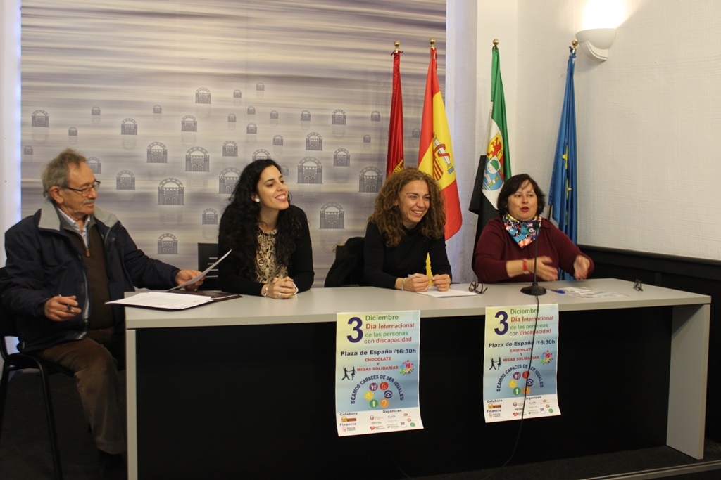 La Plaza de España acogerá el próximo lunes los actos con motivo del Día Internacional de las personas con Discapacidad