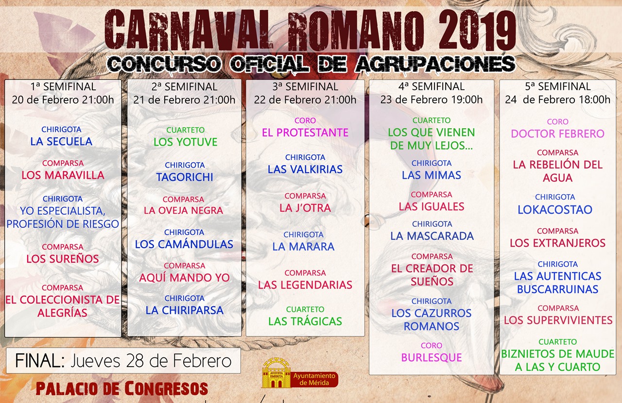 Composición de la semifinales