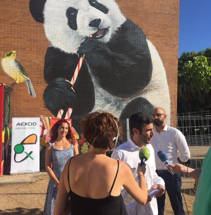 El delegado de Juventud, Felipe González, en la presentación del proyecto